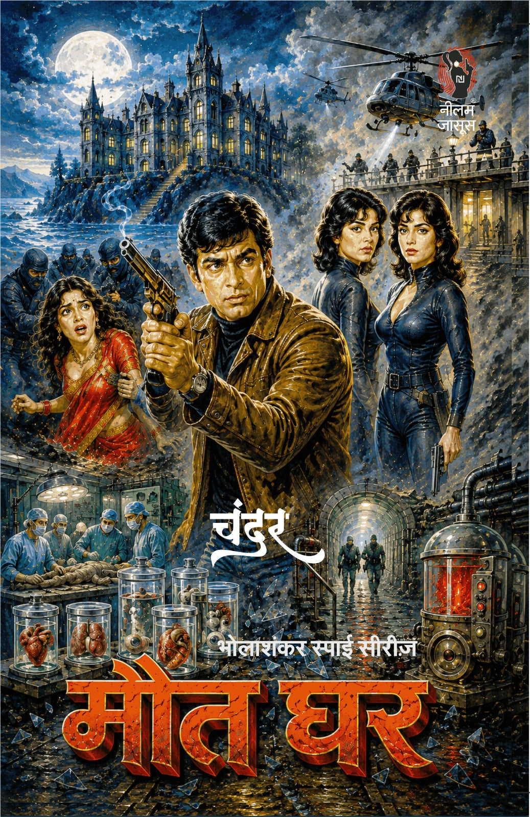 मौत घर (भोलाशंकर स्पाई सीरीज़) लेखक :चंदर I maut ghar (bholashankar spy series) lekhak :chander (Hindi Pulp Fiction Series)
