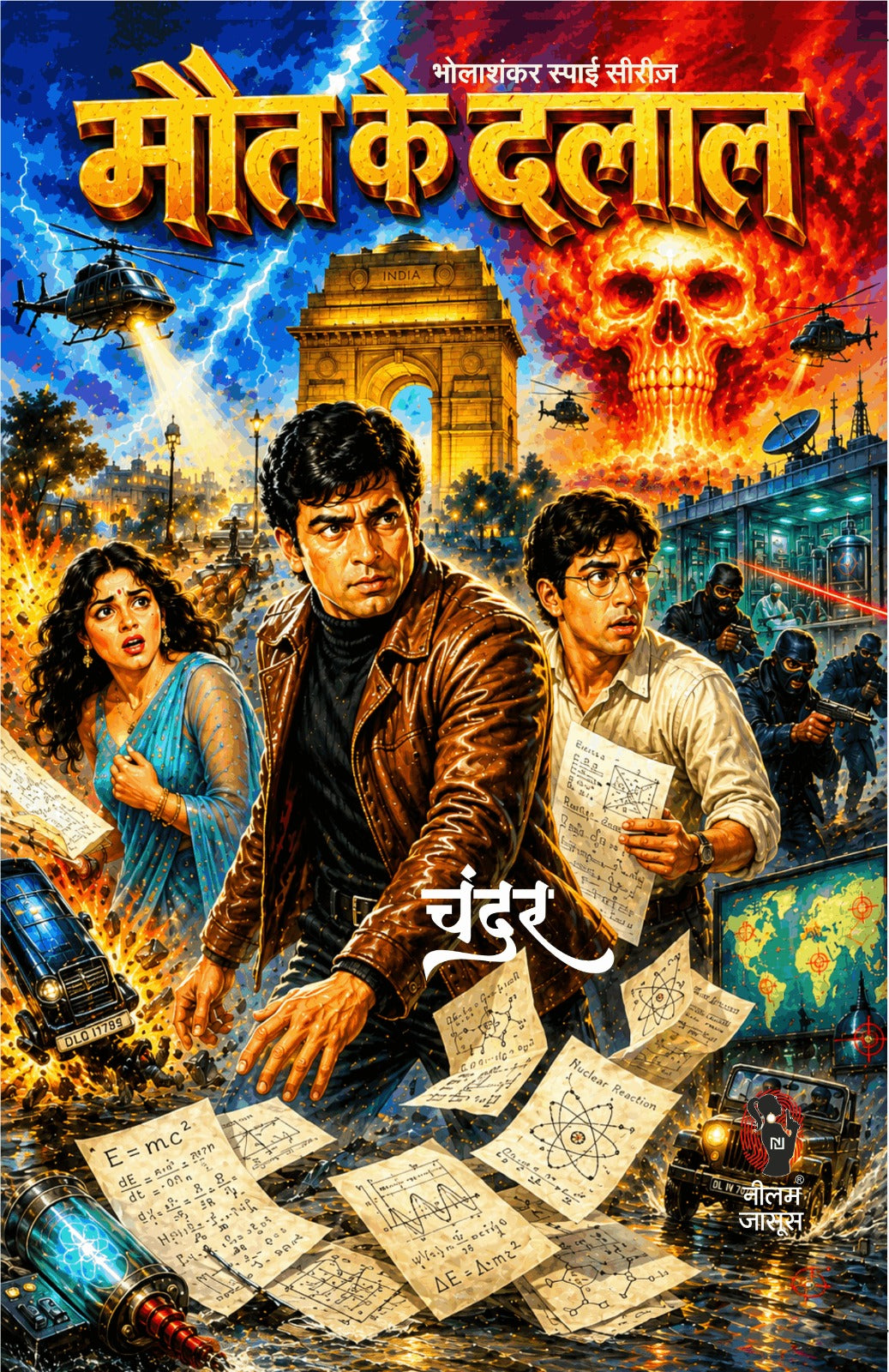मौत के दलाल (भोलाशंकर स्पाई सीरीज़) लेखक : चंदर I Maut ke dalal (bholashankar spy series) lekhak : chandar (Hindi Pulp Fiction Series)