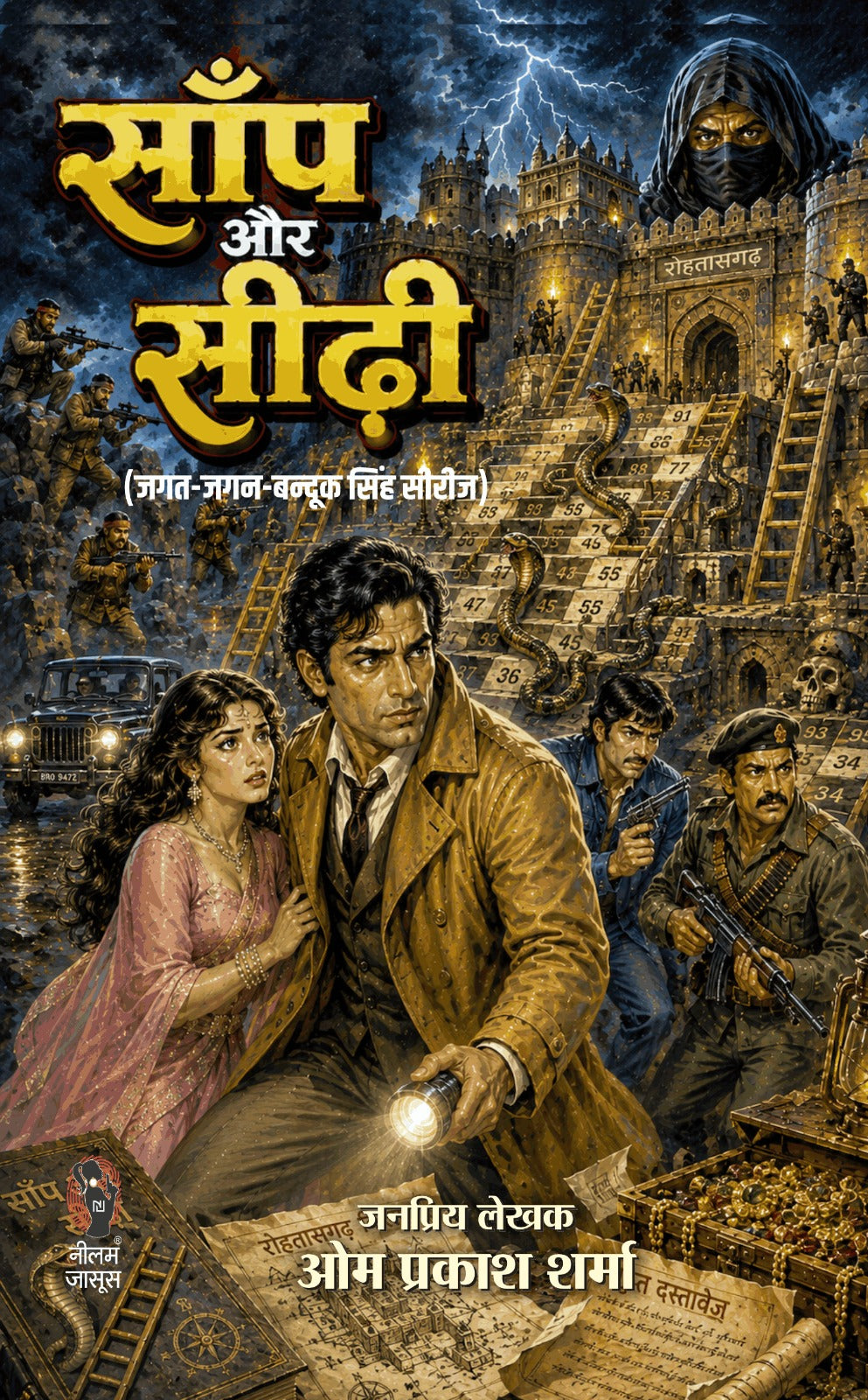 साँप और सीढ़ी (जगत-जगन-बन्दूक सिंह सीरीज) जनप्रिय लेखक ओमप्रकाश शर्मा I saanp aur sidhi (jagat-jagan-banduk singh series) janpriya lekhak omprakash ... Pulp Fiction (Hindi Pulp Fiction Series)
